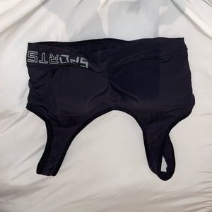 Black Padded Push Up Sports Bra